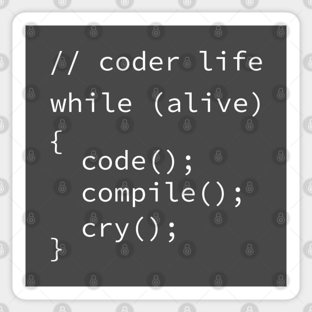 Coder Life Sticker by Geoji 